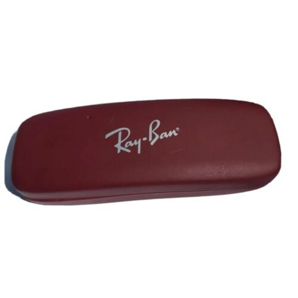 Ray-Ban Eye/Sun Glasses Hard Case Maroon/Red Good Condition